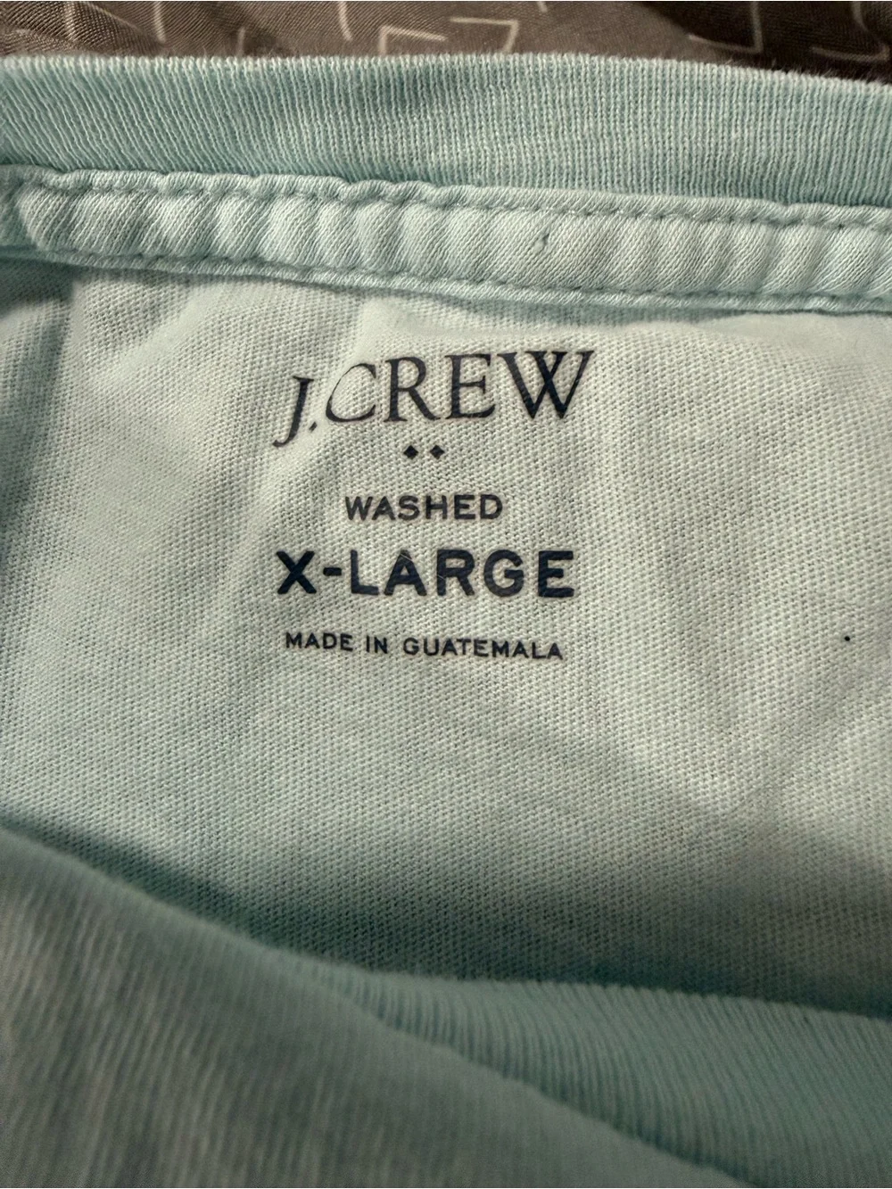 J.Crew Men’s Crewneck T-Shirt Light Blue Pastel Size X-Large